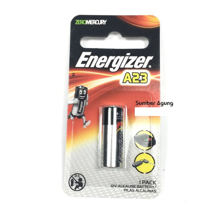 Baterai A23 Alkaline Alarm Mobil 12V ( A-23 ) Eveready Energizer