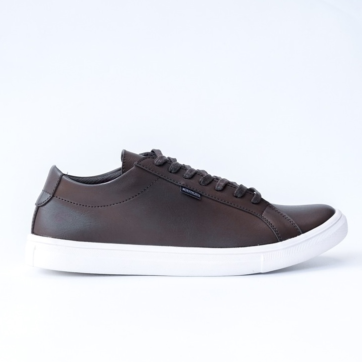 MORNINGBELL SEPATU PRIA SNEAKERS VEGAN BROWN