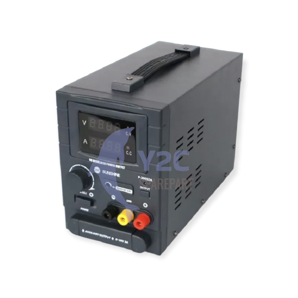 POWER SUPPLY / SUPLAY SUNSHINE P-3005DA DIGITAL 5A / ALAT SERVIS HP