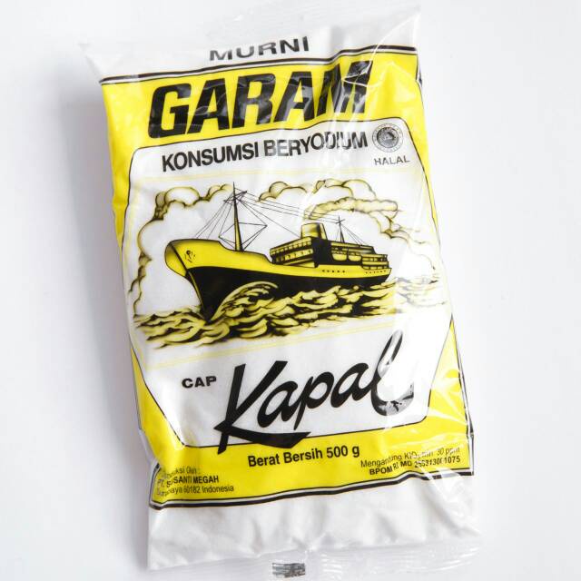 

Cap Kapal Garam Beryodium 500 gr