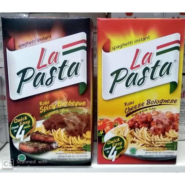

LA PASTA SPAGHETTI INSTAN 57G