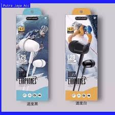 Headset Handsfree L29 - Earphone d21 Stereo Bass + Mic