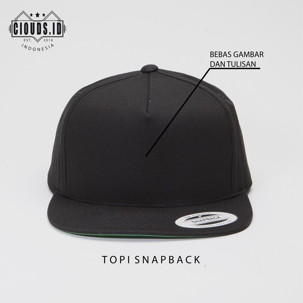 Topi Snapback Custom Bordir