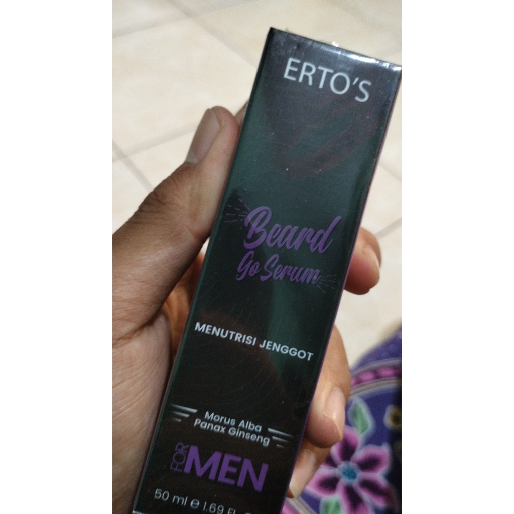 [ORI] Beard Serum | Obat Penumbuh Brewok dan Jenggot Terbaik Beard Go Serum