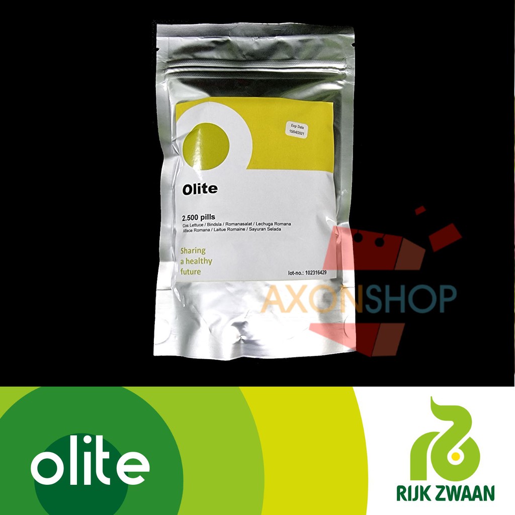 Benih RZ Olite Cos Lettuce 2500 Pills ORI Little Gem Rijk Zwaan Selada Romaine Seed