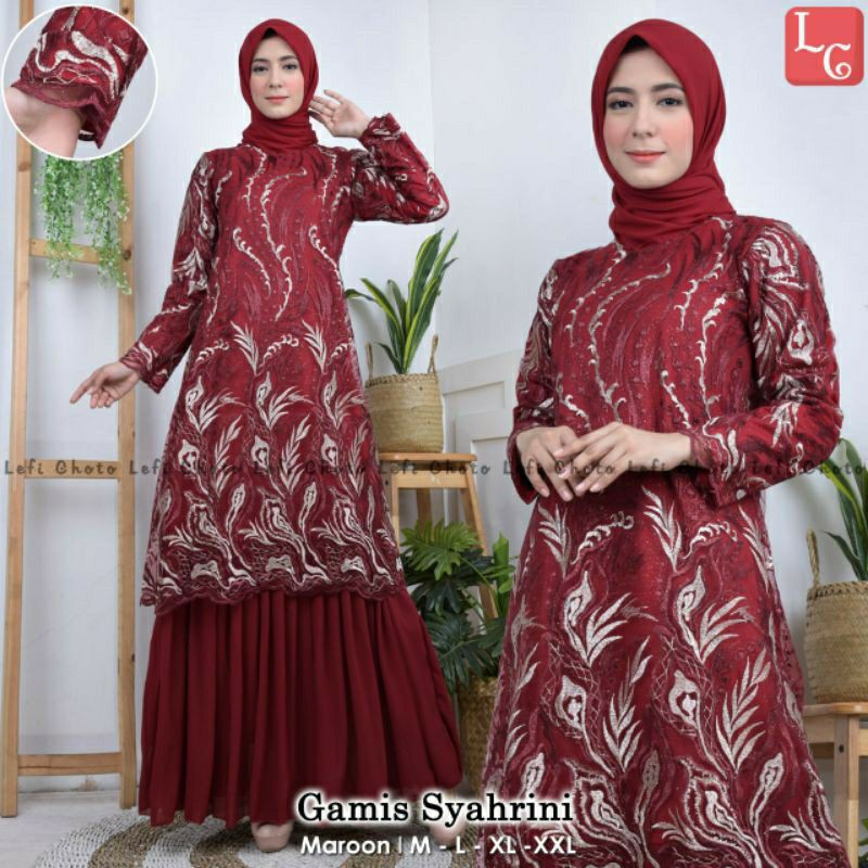 FASHION MUSLIM // Gamis pesta //Kebaya shahrini //By.LC