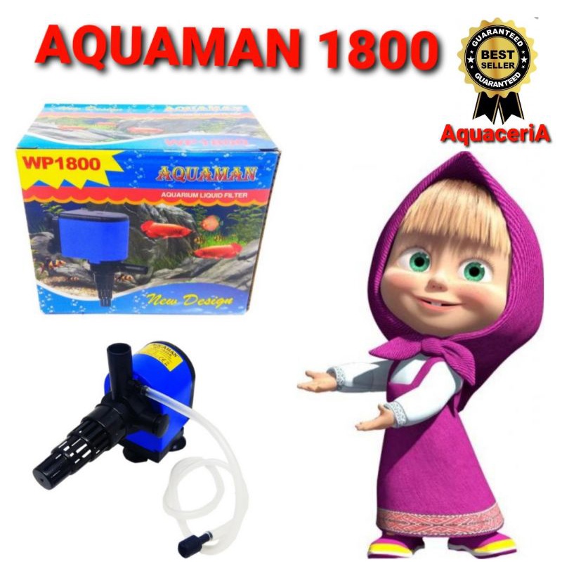 aquaman pompa celup air aquarium 1800 power head 1800