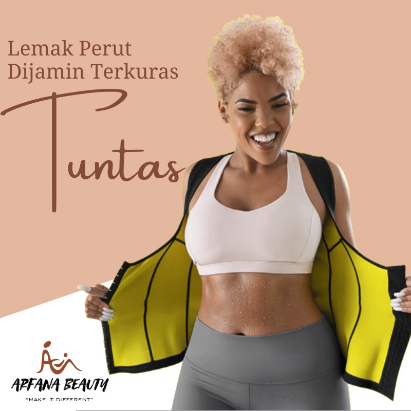 Korset Pelangsing Korset Perut Cami Hot Waist Cincher Baju Pembakar Lemak Baju Olahraga