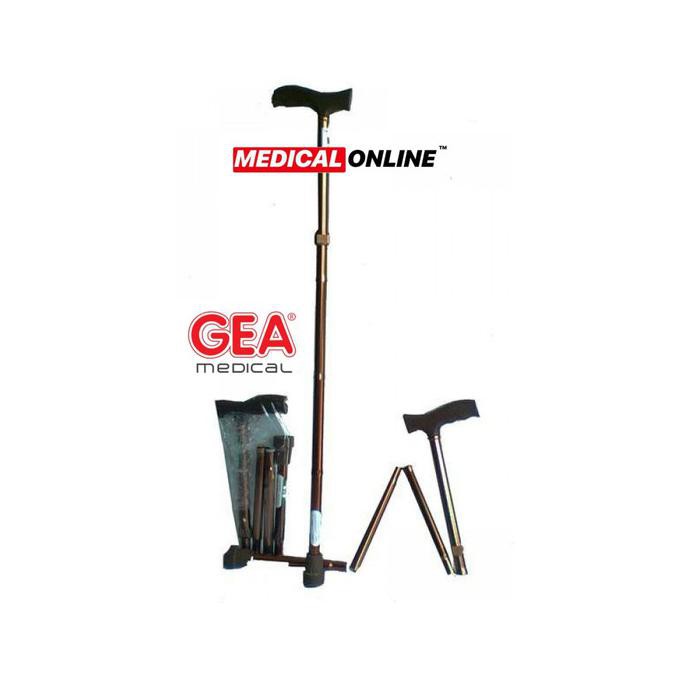 PRODUK TONGKAT KAKI LIPAT / ALAT BANTU JALAN TONGKAT LIPAT GEA MEDICAL ONLINE
