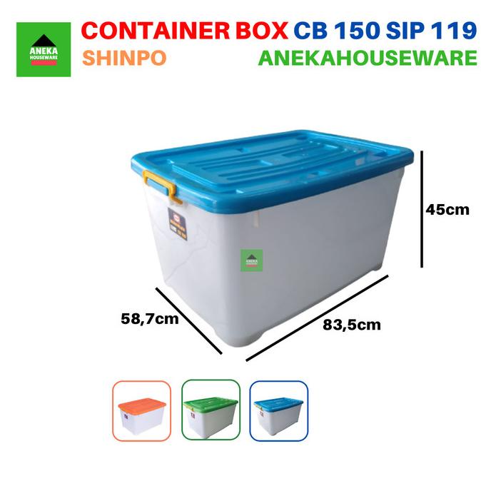 

Promo Box Plastik Menyimpan Serbaguna (Container Box) Shinpo Hercules Cb 150