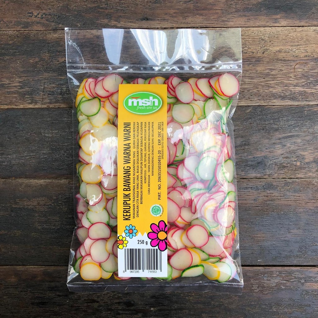 

MSH Kerupuk Bawang Warna Warni 250 g