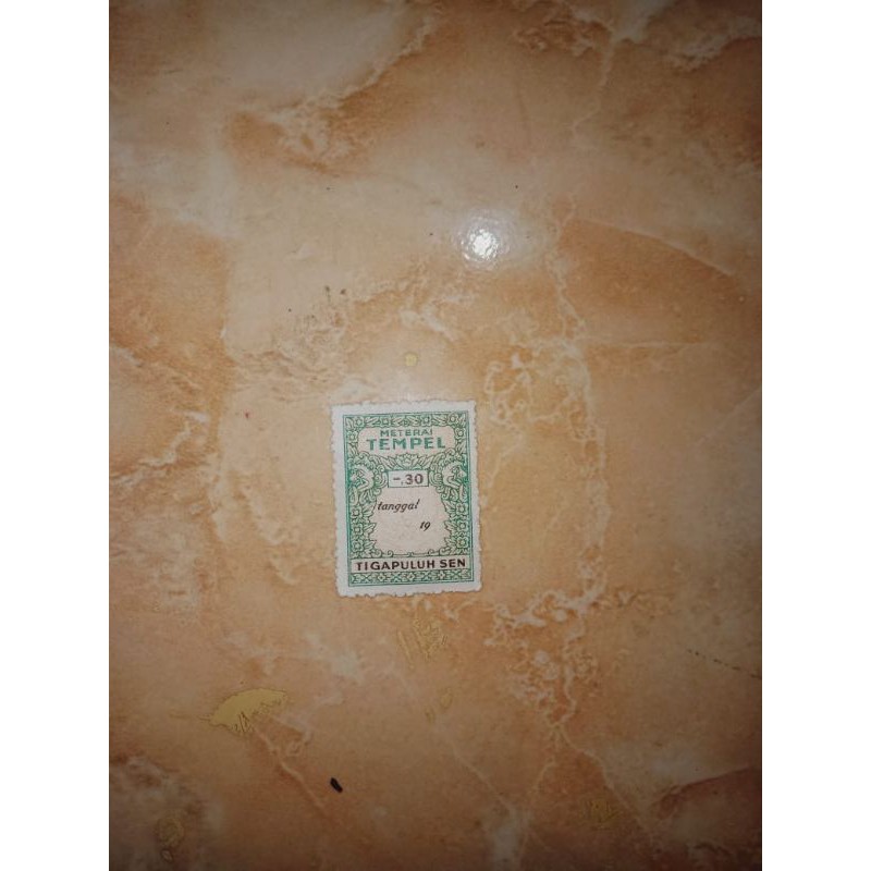 

materai tigapuluh sen lama