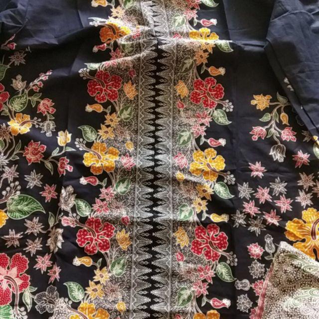 Batik Tunik Shibori Jumputan Terbaru All Size 106cm / Hrb026 Yelbor Navbor / Biru Putih / Original..