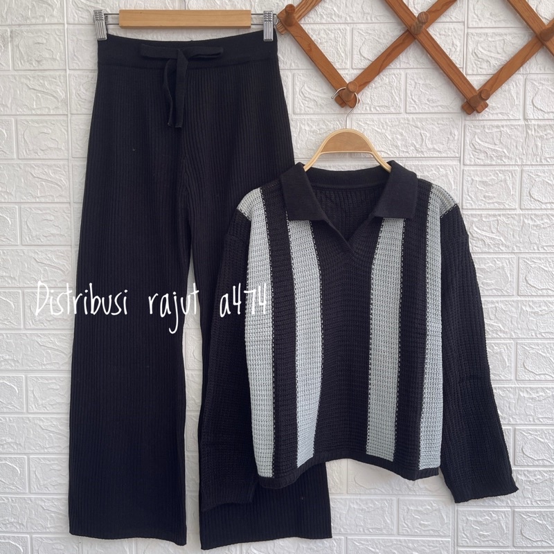 ONESET PSP SWEATER SETELAN KULOT DAN ROK