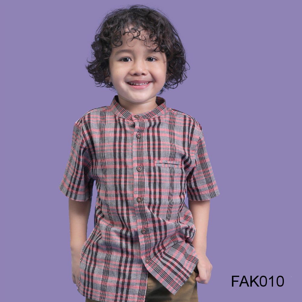 Size M - Baju Koko Anak Afrakids - Baju Muslim Anak Laki-Laki