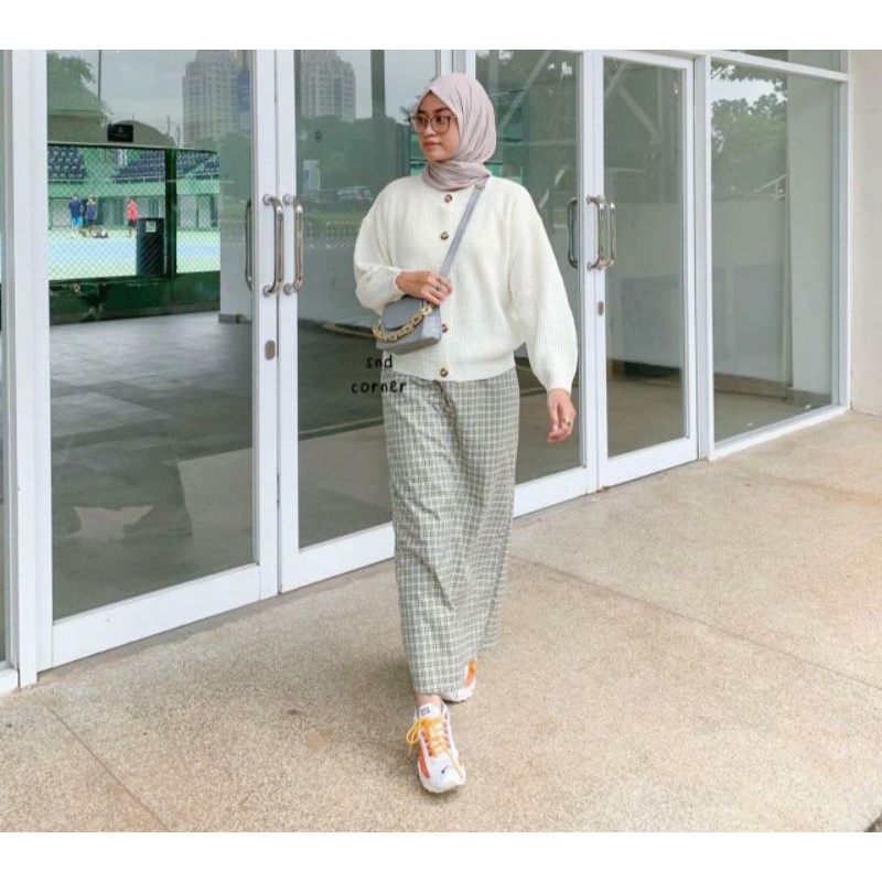 ROK KOREAN STYLE 2022 ROK SPAN TARTAN ROK KOTAK KOTAK PANJANG ROK TARTAN MURAH