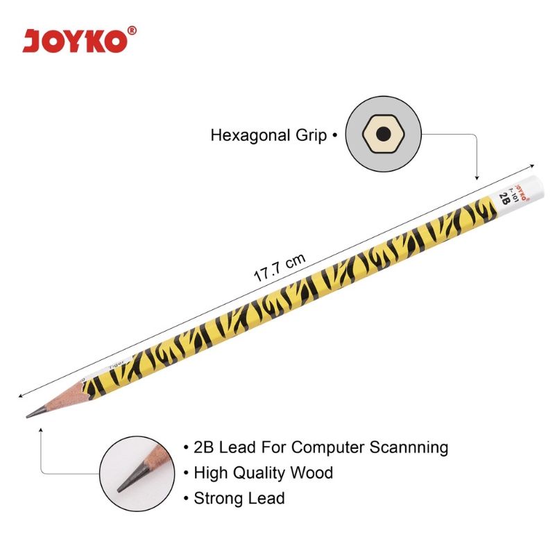 

PENSIL JOYKO P-101 MOTIF HEWAN / PENSIL MOTIF / PENSIL JOYKO / ALAT TULIS