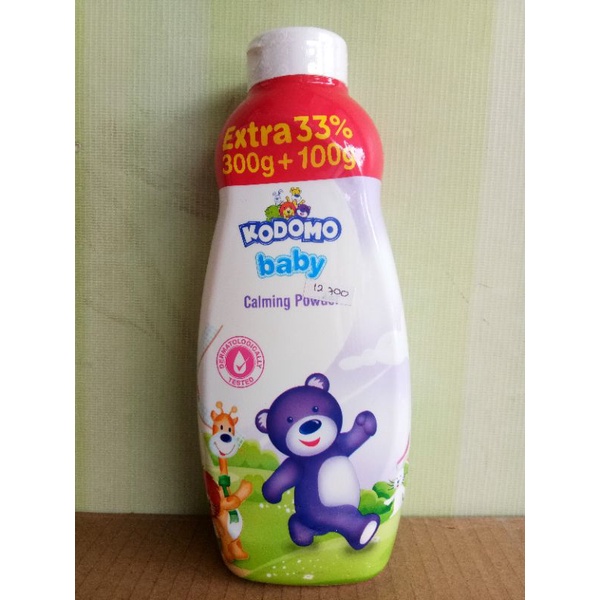 KODOMO BABY POWDER REFRESHING, CALMING, RICE MILK, MOIZTURIZING, CHAMOMILE 300+100GR