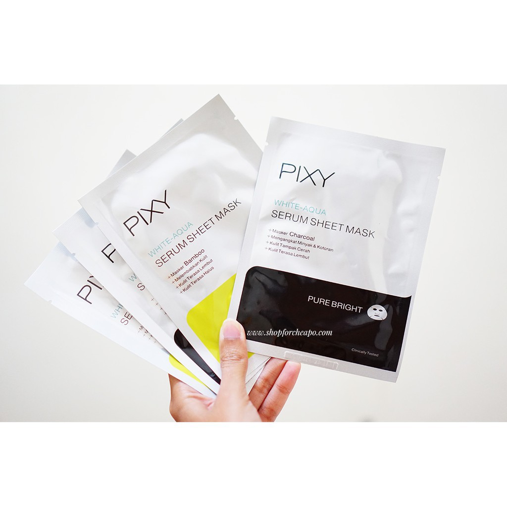 ★ BB ★ PIXY White Aqua Serum Sheet Mask