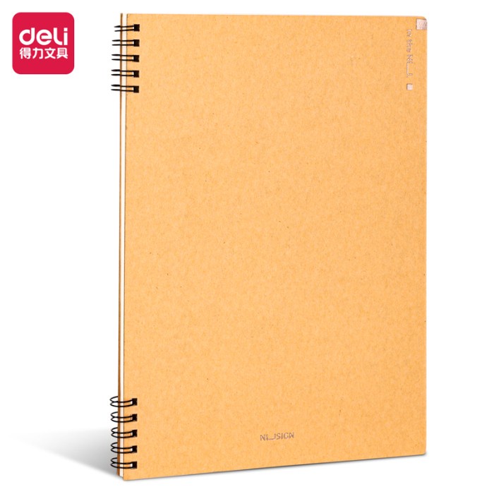 

Nusign Notebook / Buku Catatan Spiral A5/B5 60Lmbr Desain Simpel NS29X - B5