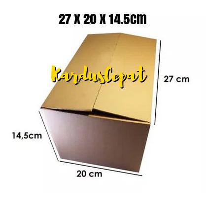 

27X20X14.5 Kardus Box Packing Shipping Moving 27X20X14.5Cm Kardus Baru Dafa.Olshop