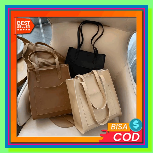 Tas Tote Shoudler Bag Tas Bahu Besar Big Size Ringan Dan Kuat Wanita Fashion Import Jakarta Batam Te
