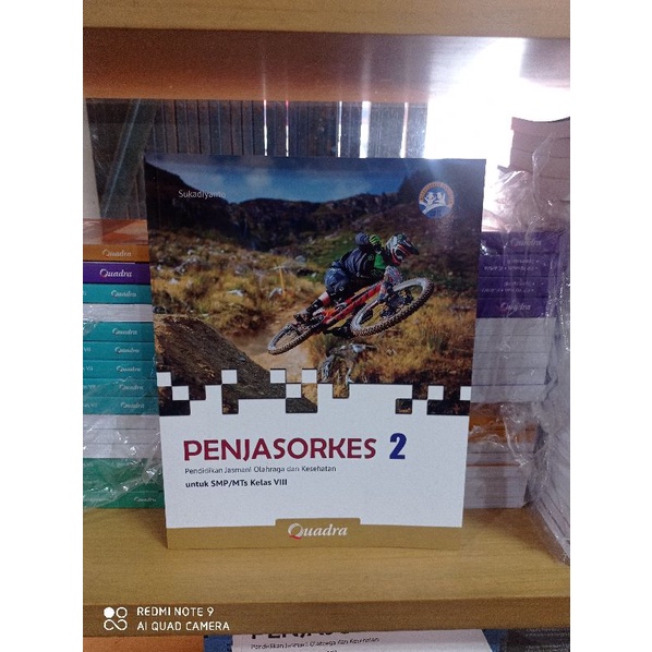 NEW Buku SMP Penjasorkes Kelas 8 Revisi Quadra