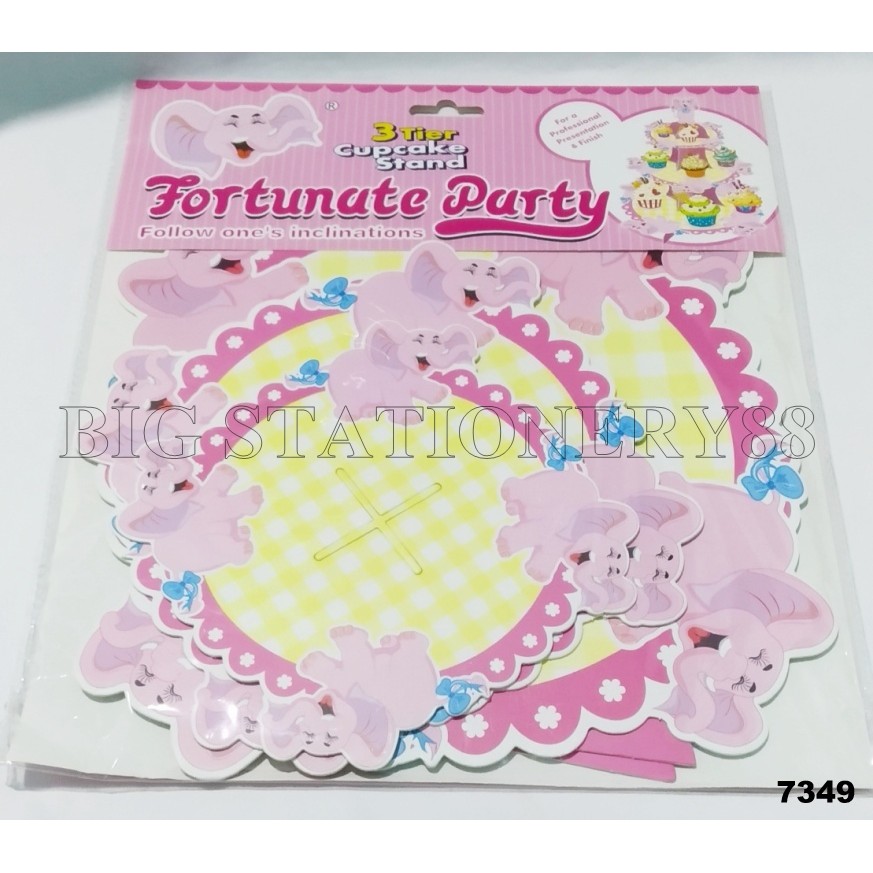 STAND TATAKAN KUE FANCY LUCU 31 CM S-661