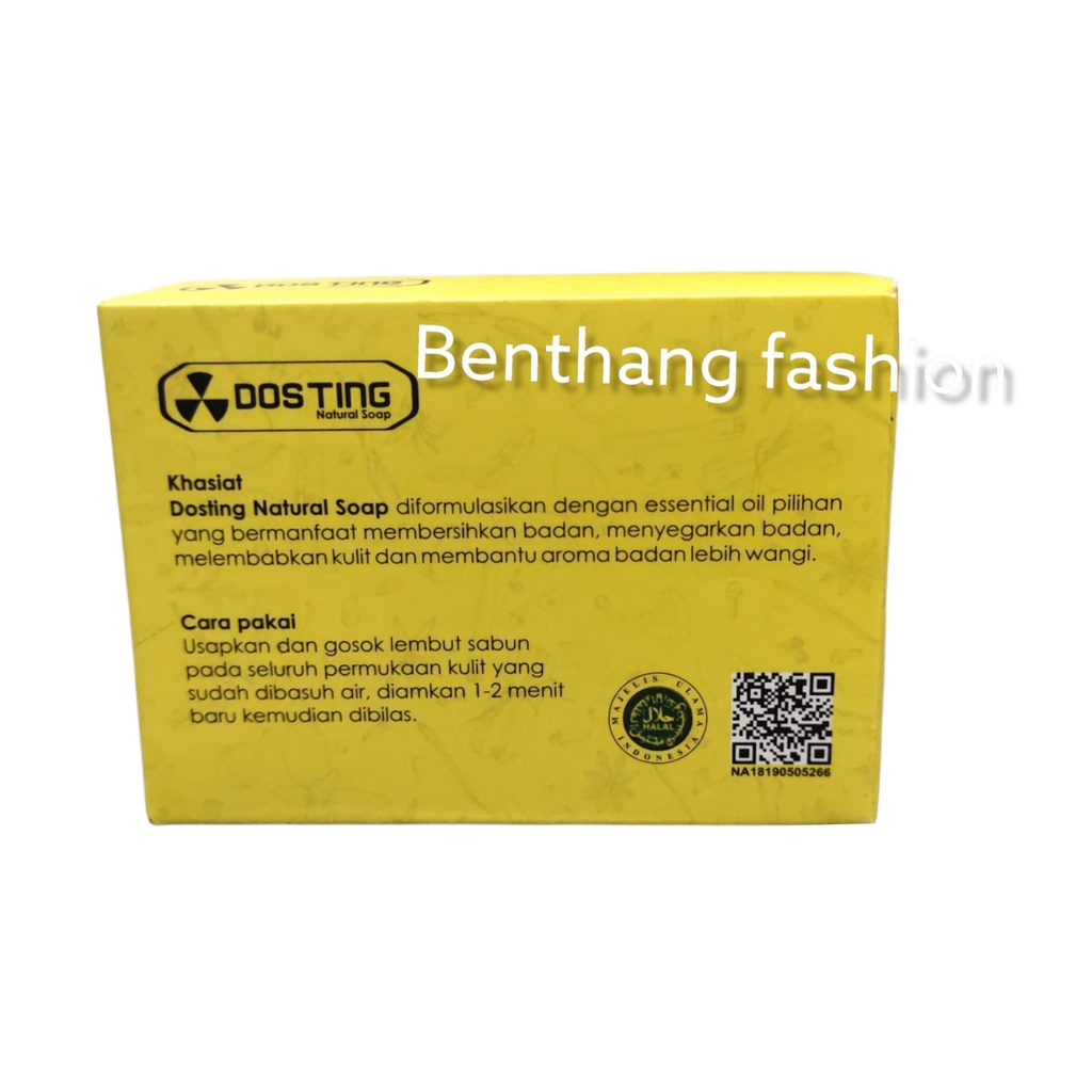 Sabun Dosting Pemutih Kulit Whitening Natural Soap Original BPOM - AMPUH