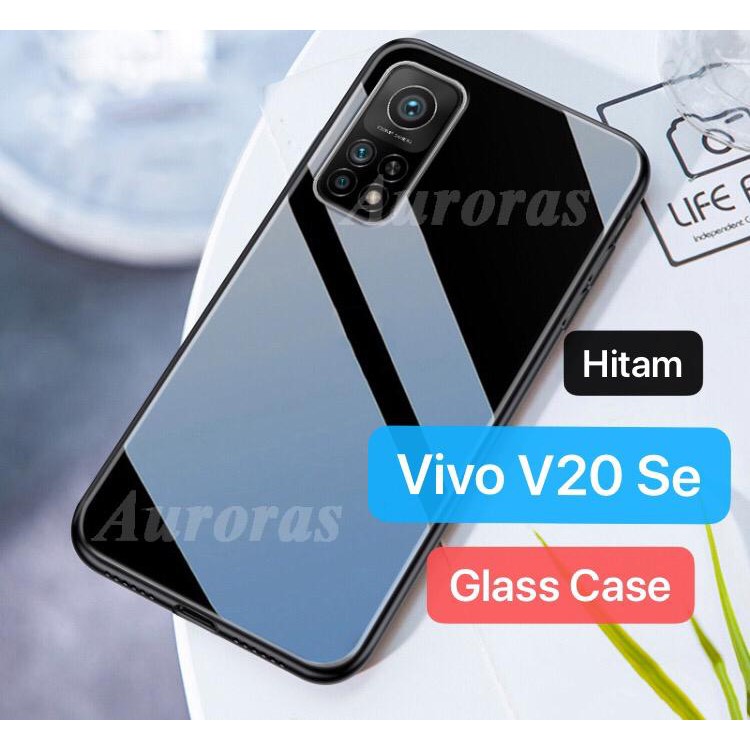Case Vivo X60 X60 PRO V20 V20 Se V20Se Glass Miror Casing Cover Silikon Handphone Hard case