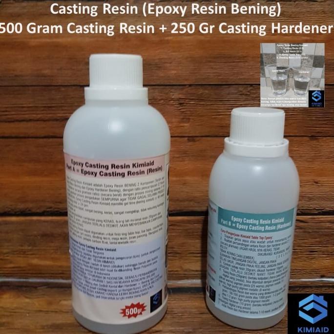 Epoxy Resin Clear - 750 Gr - Casting Resin - Lycal 1011 - Epoxy Clear Termurah