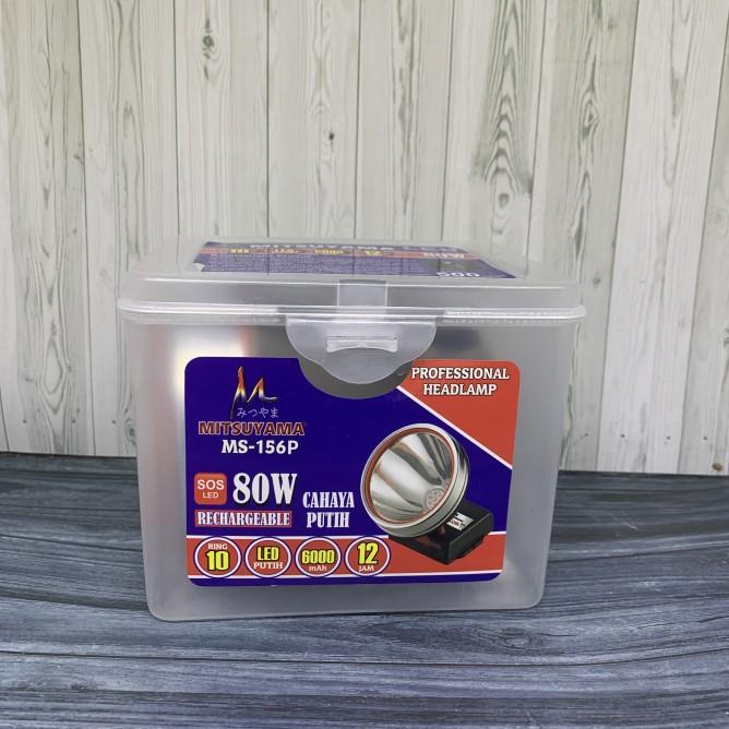 Senter Kepala Jumbo Mitsuyama Ms-156P 80W Headlamp Ms-156 Ring 10 Sos