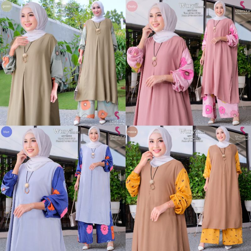 RESTOCK 10/5 WURY #3 WURY #7 WURY #8 ONE SET / ONE SET RAYON TERLARIS Original SHOFIYA