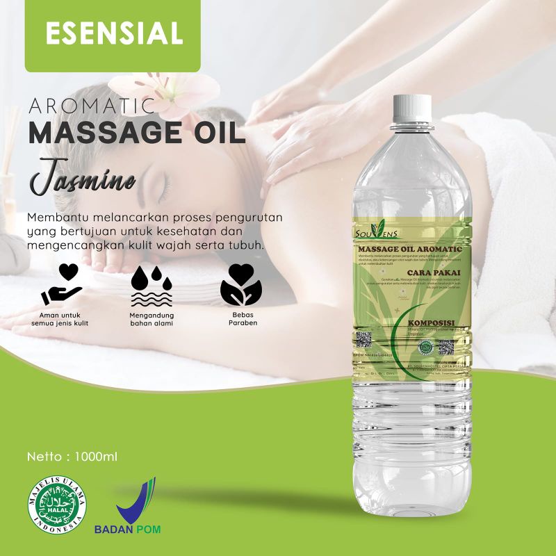 Massage Oil Aromaterapi Sensasi 1L Minyak Pijat Standar SPA