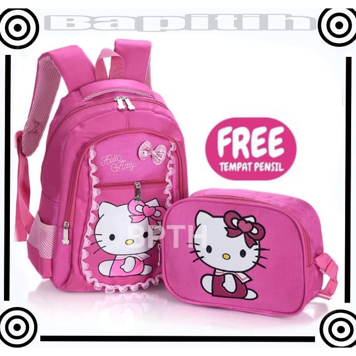 BPT HELLO KITY - Kids Bag Backpack Ransel Tas Sekolah Anak TK SD