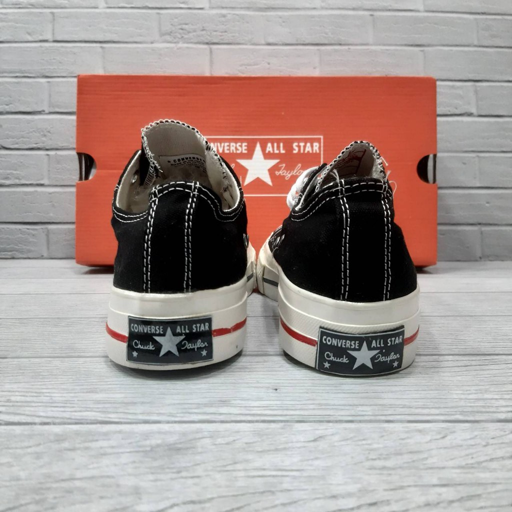 CONVERSE 70s HERITAGE black LOW PREMIUM Bisa bayar ditempat EGYSNEAKERS