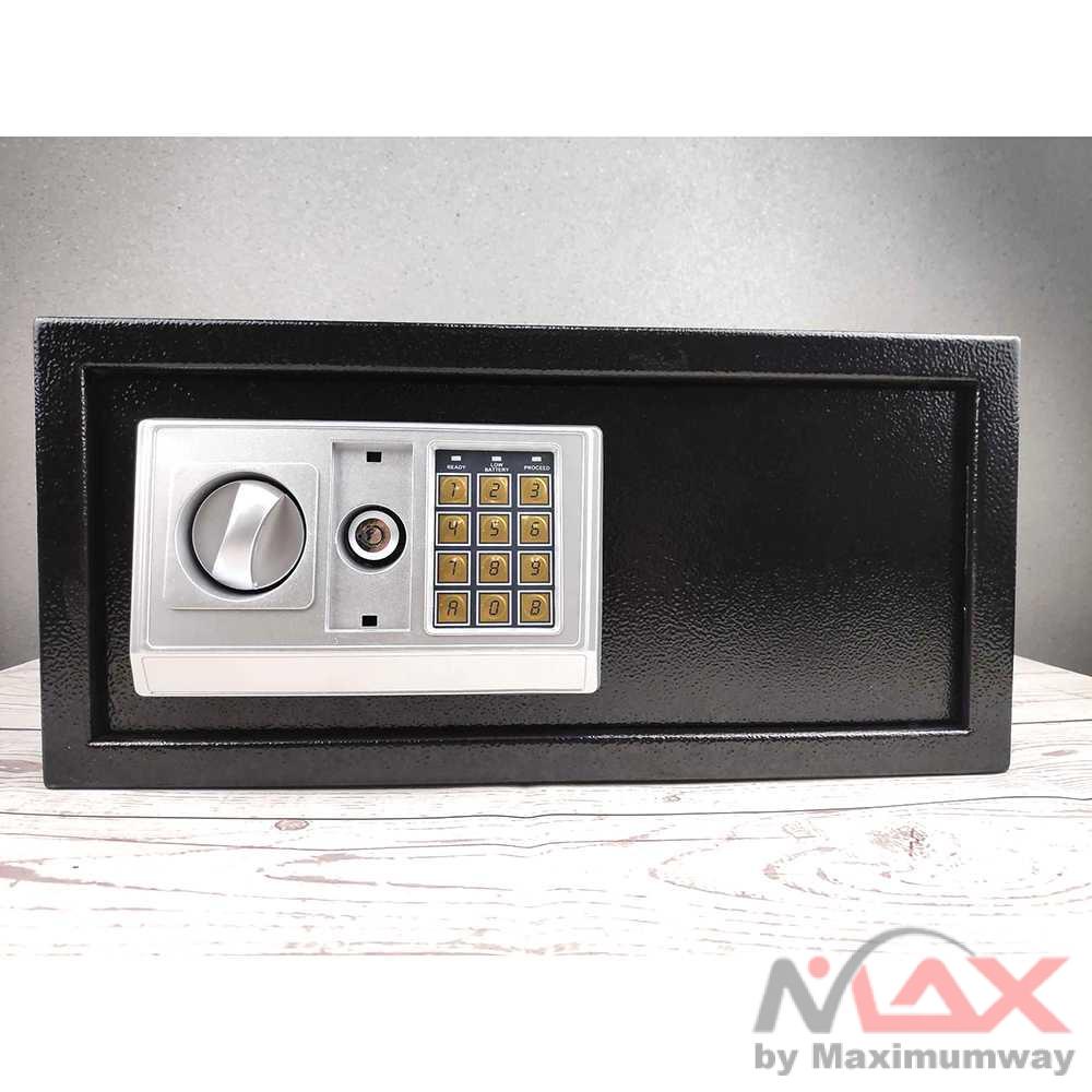 Brankas Kotak Brankas Safety Anti-theft Box Password 43x30x20cm - 43EA Warna Hitam