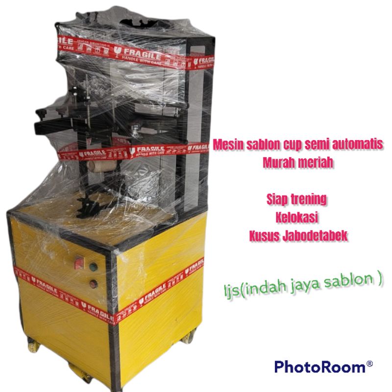 mesin sablon cup, semi auto 250 watt,dan trening sejabodetabek