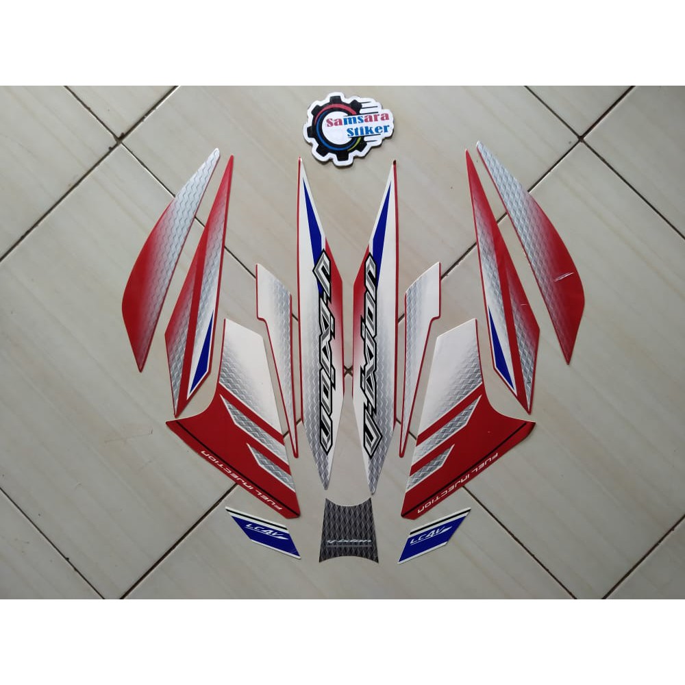 Stiker Motor Vixion New 2014 Merah