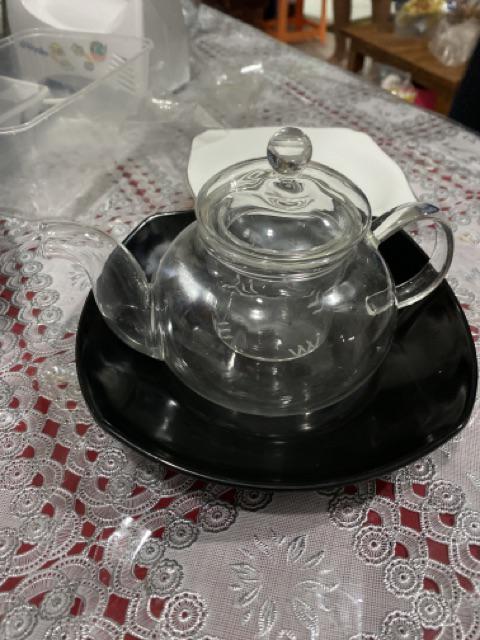 400ml Heat-resistant Teapot Glass Kettle With Removable Infuser