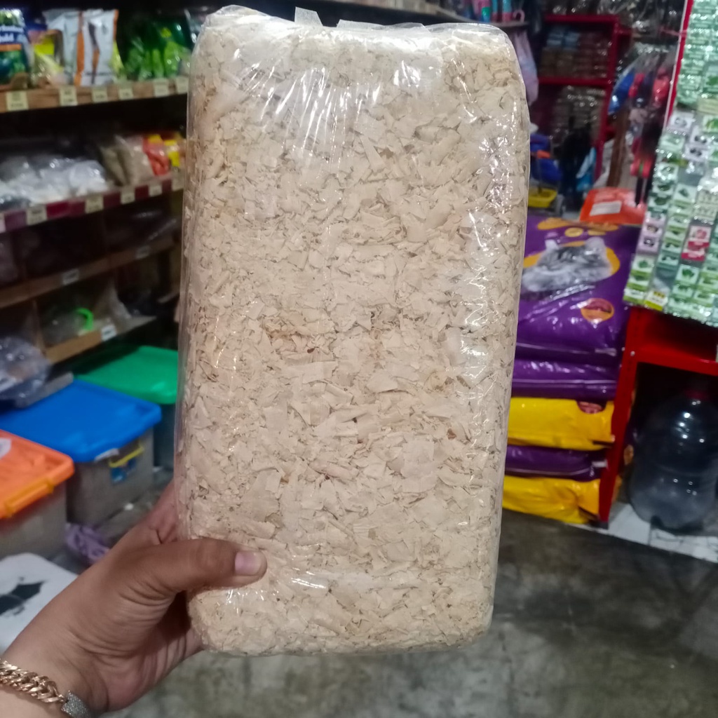 SERBUK KAYU HAMSTER LEMBUT - SERBUK KAYU BAHAN PINUS