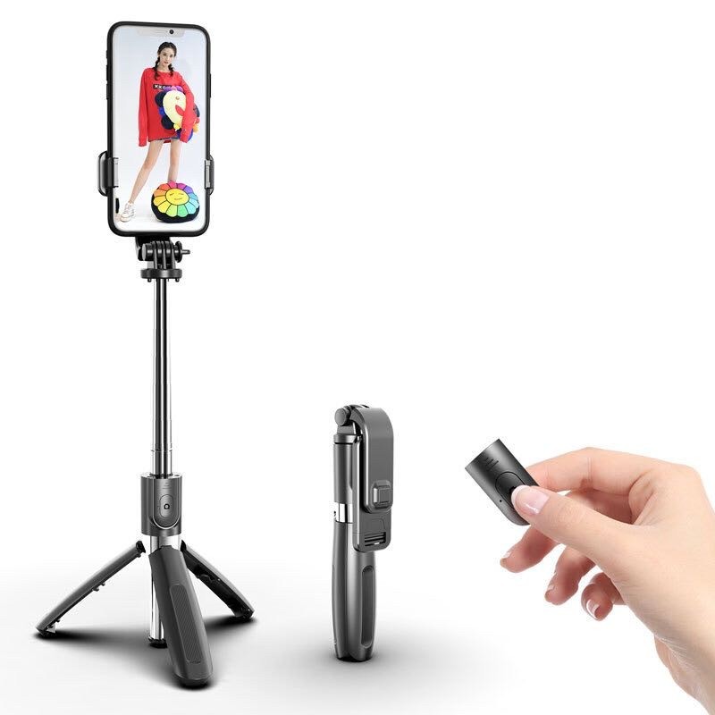 R01- Tongsis 3 IN 1 Selfie Stick Mini tripod WIth Remote