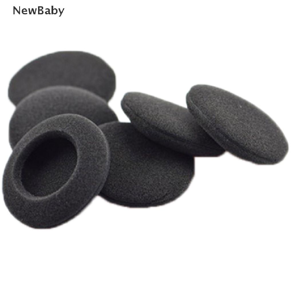 Newbaby 10pcs Bantalan Earpads Pengganti Bahan Busa Lembut Ukuran 5cm Untuk PC131 PX100