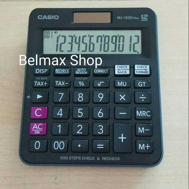 

Kalkulator Casio 12 Digits MJ-120D Plus / Calculator Casio 12D