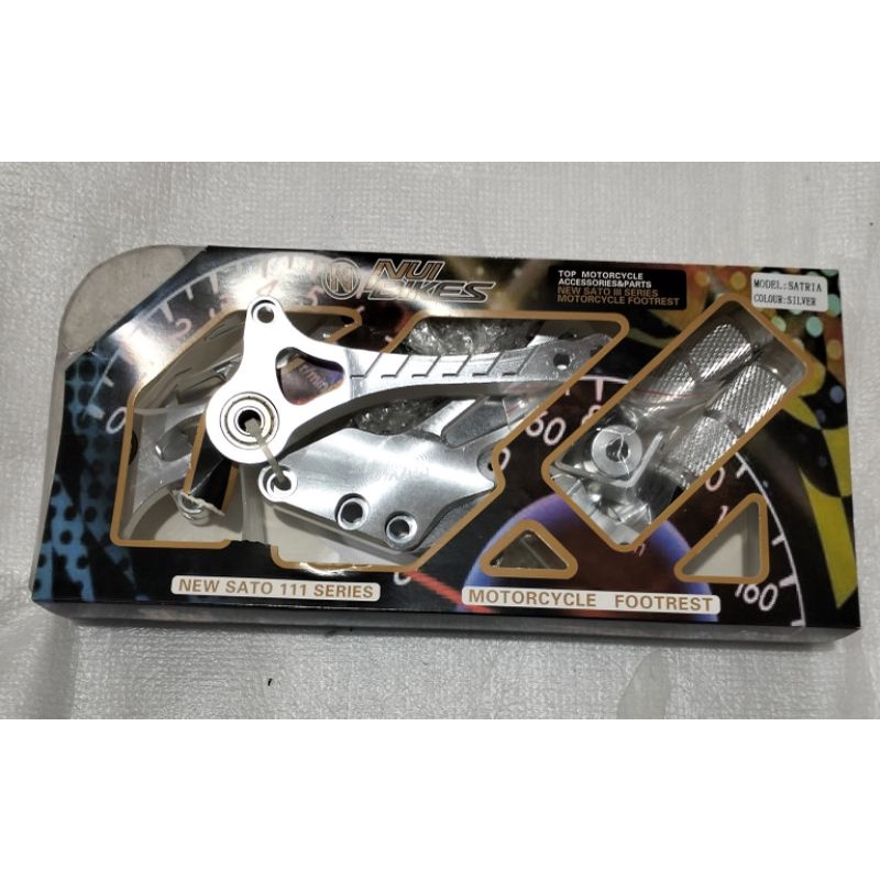 FOOT STEP UNDERBONE UNDERBON NUI SATRIA FU 150 SILVER