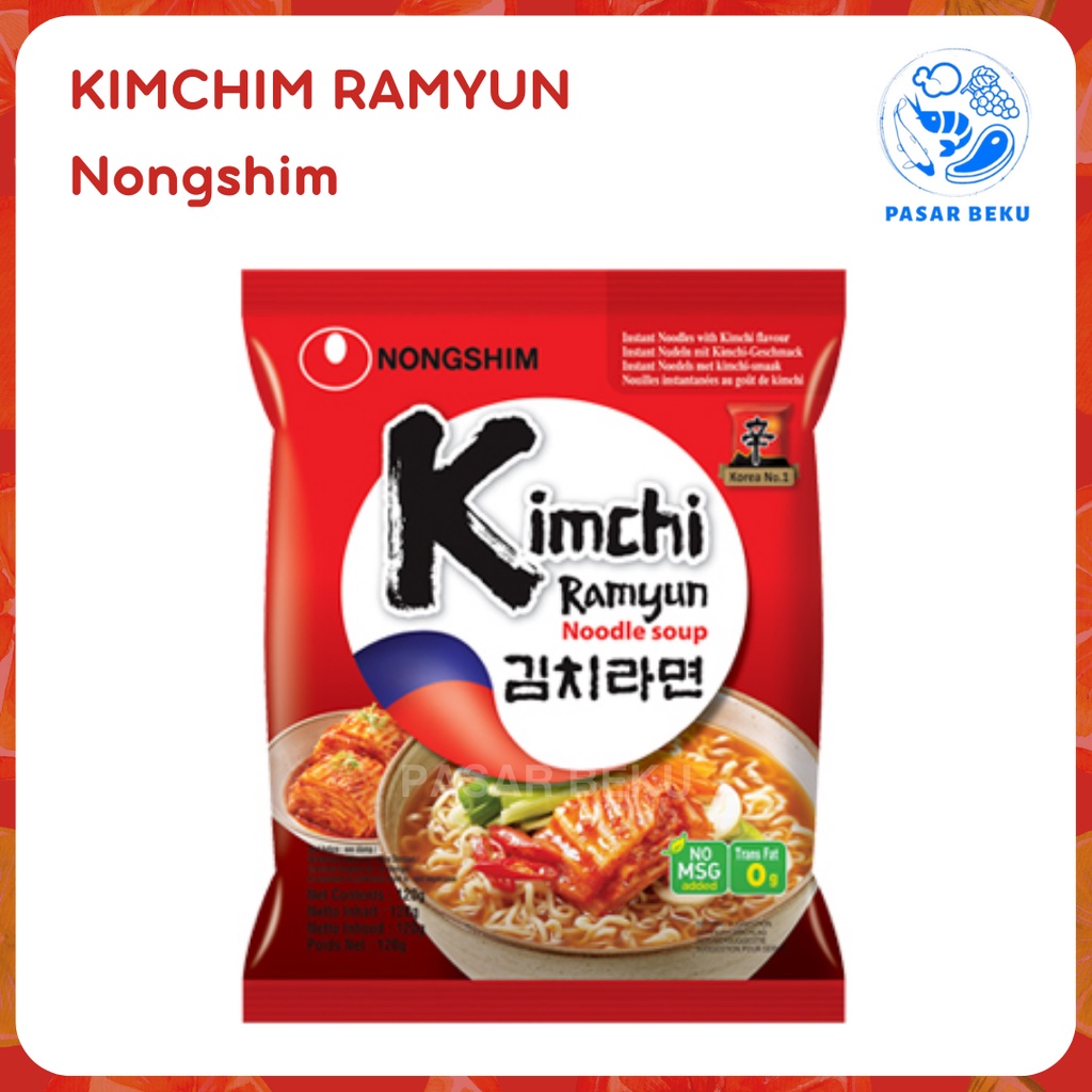 

Kimchi Ramyun Nongshim Mie Korea 120 Gram Halal Pasar Beku Padang