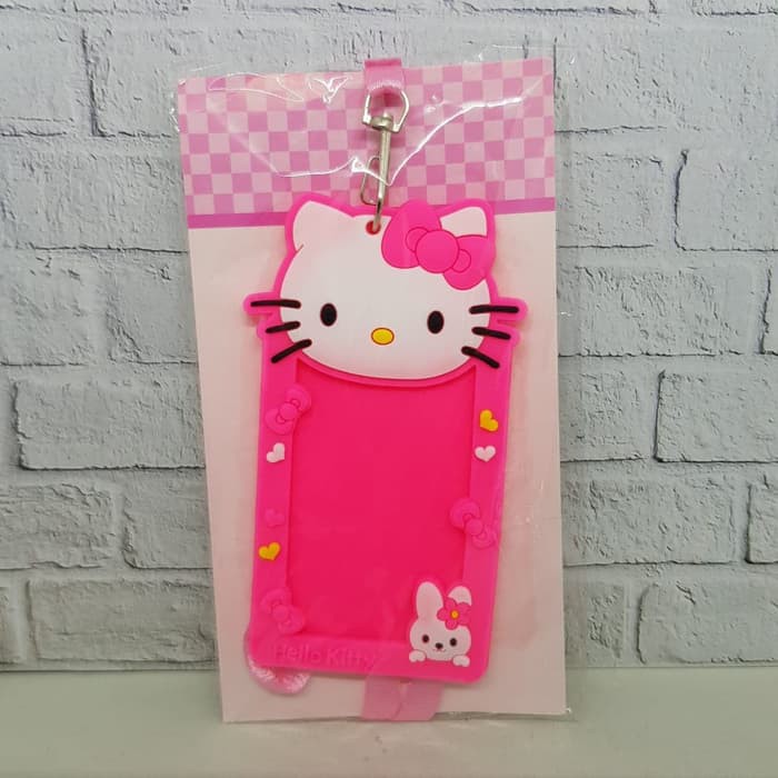 ID Card Holder / Tali Gantungan Kartu Name Tag motif Karakter Lucu