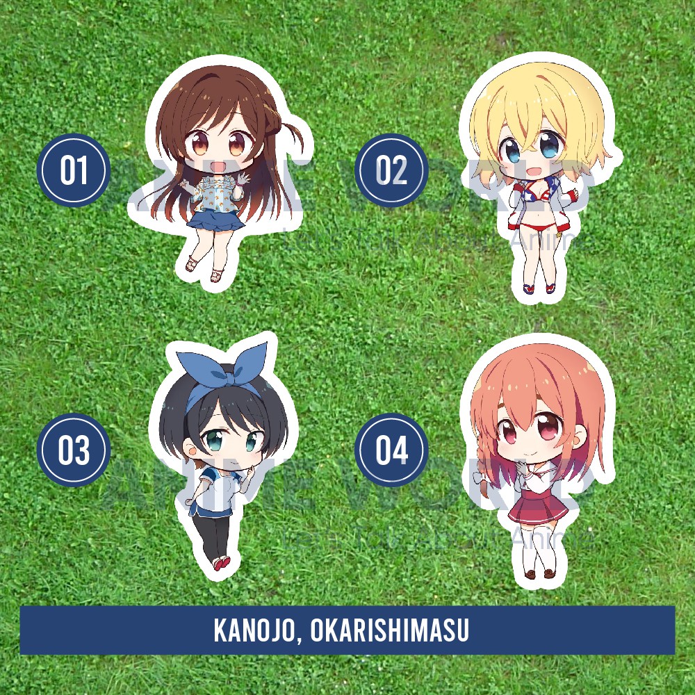 

Stiker Anime Kanojo Okarishimasu Lengkap - Stiker Rent a Girlfriend Termurah