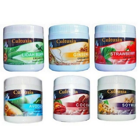 ⭐BAGUS⭐ CULTUSIA Hair Creambath 500gr | Masker Rambut Perawatan Salon