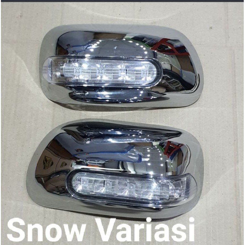 Cover spion chrome lampu Avanza new vvti tipe G tahun 2008-2011